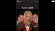 Screenshot from the story on Instagram